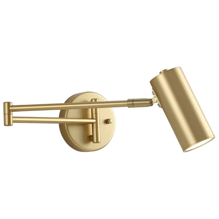 Adjustable Wide Flare Wall Sconce - Modern Bedroom Lighting Fixture for Reading & Relaxation