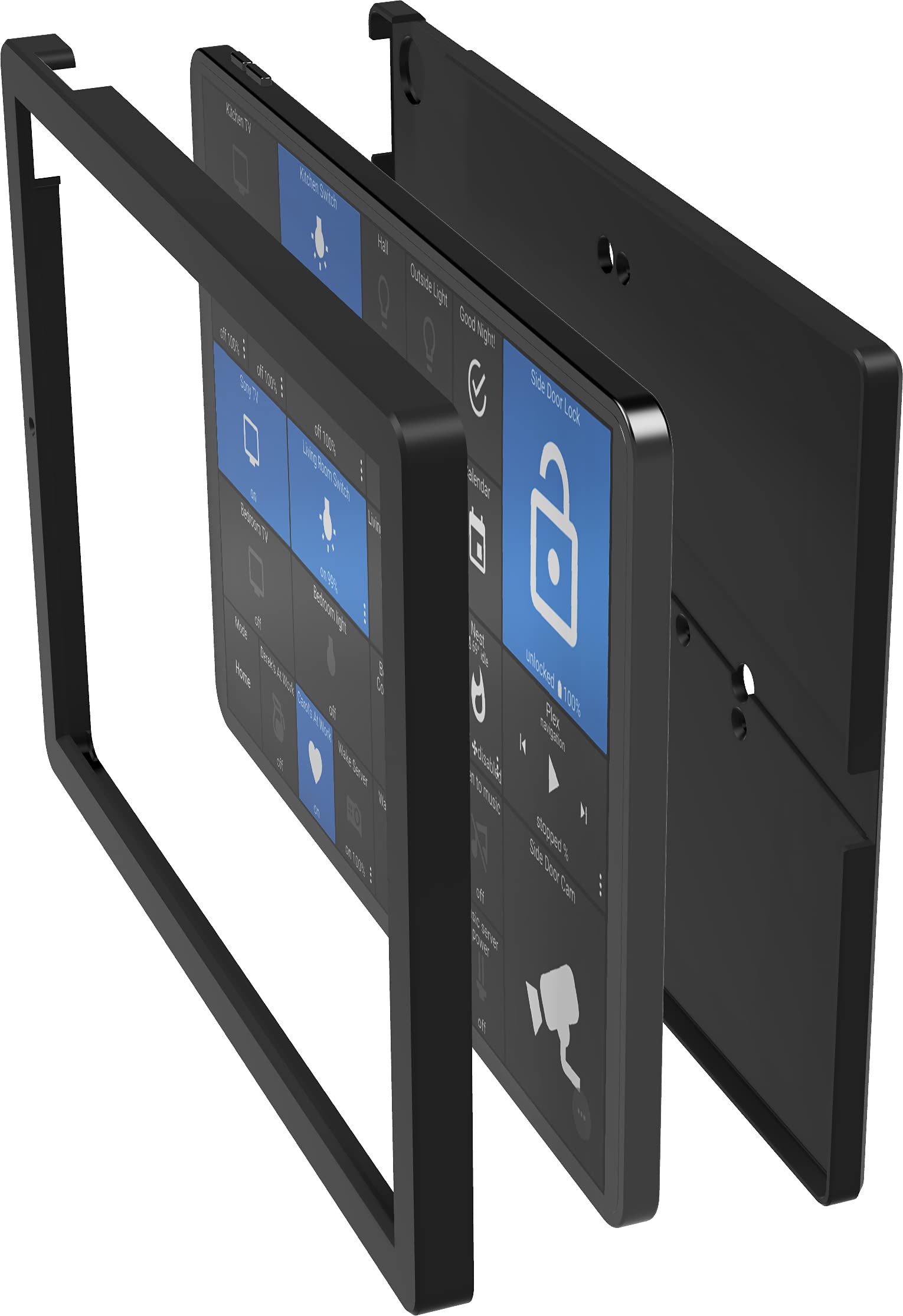 Apple iPad Air 10.9 inch (4th Generation) Wall Mount Kit - Black | Secure Tablet Holder for Home, Office & Retail Display