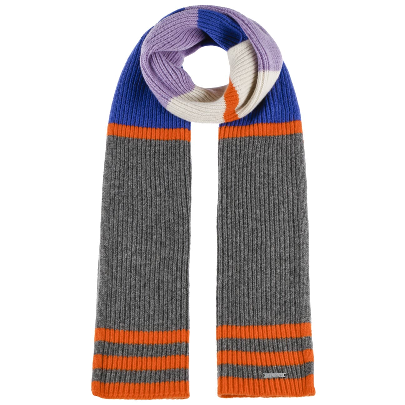 Stetson Multicolor Freestyle Knit Scarf - Soft Winter Fashion Accessory for Women & Men - Perfect for Cold Weather, Outdoor Activities and Holiday Gifts