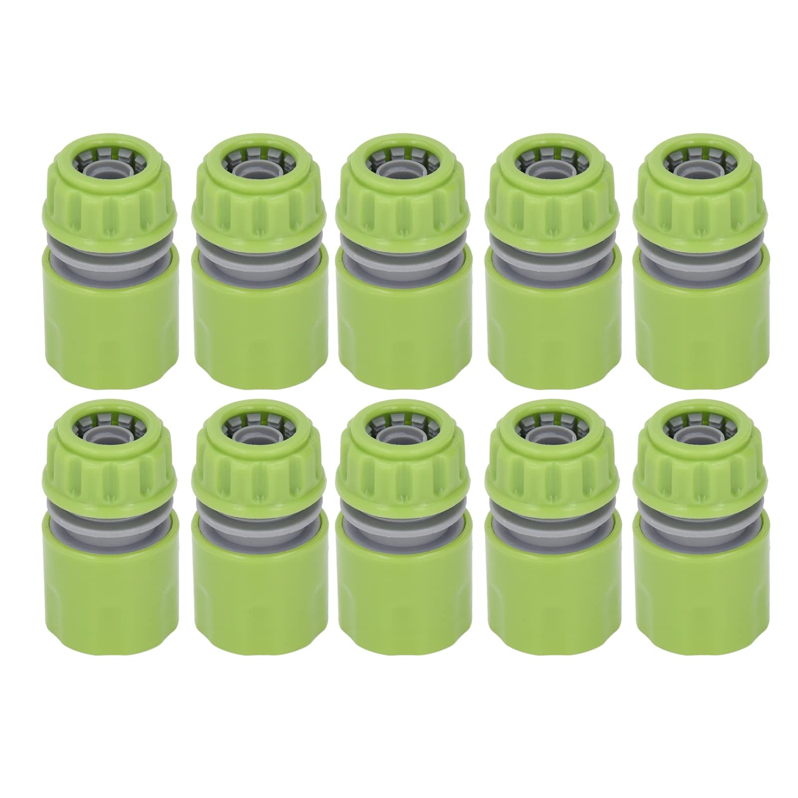 10PCS G1/2 Thread Water Pipe Quick Connectors - Garden Hose Quick Connect Kit for Irrigation System | Perfect for Lawn Sprinklers, Drip Watering & Greenhouse Pipes