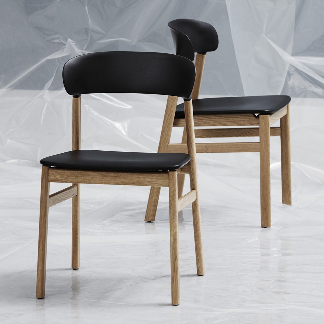 Simon Legald Herit Dining Chair by Normann Copenhagen - Modern Scandinavian Design for Dining Room, Kitchen, or Office - Comfortable & Stylish Seating Solution