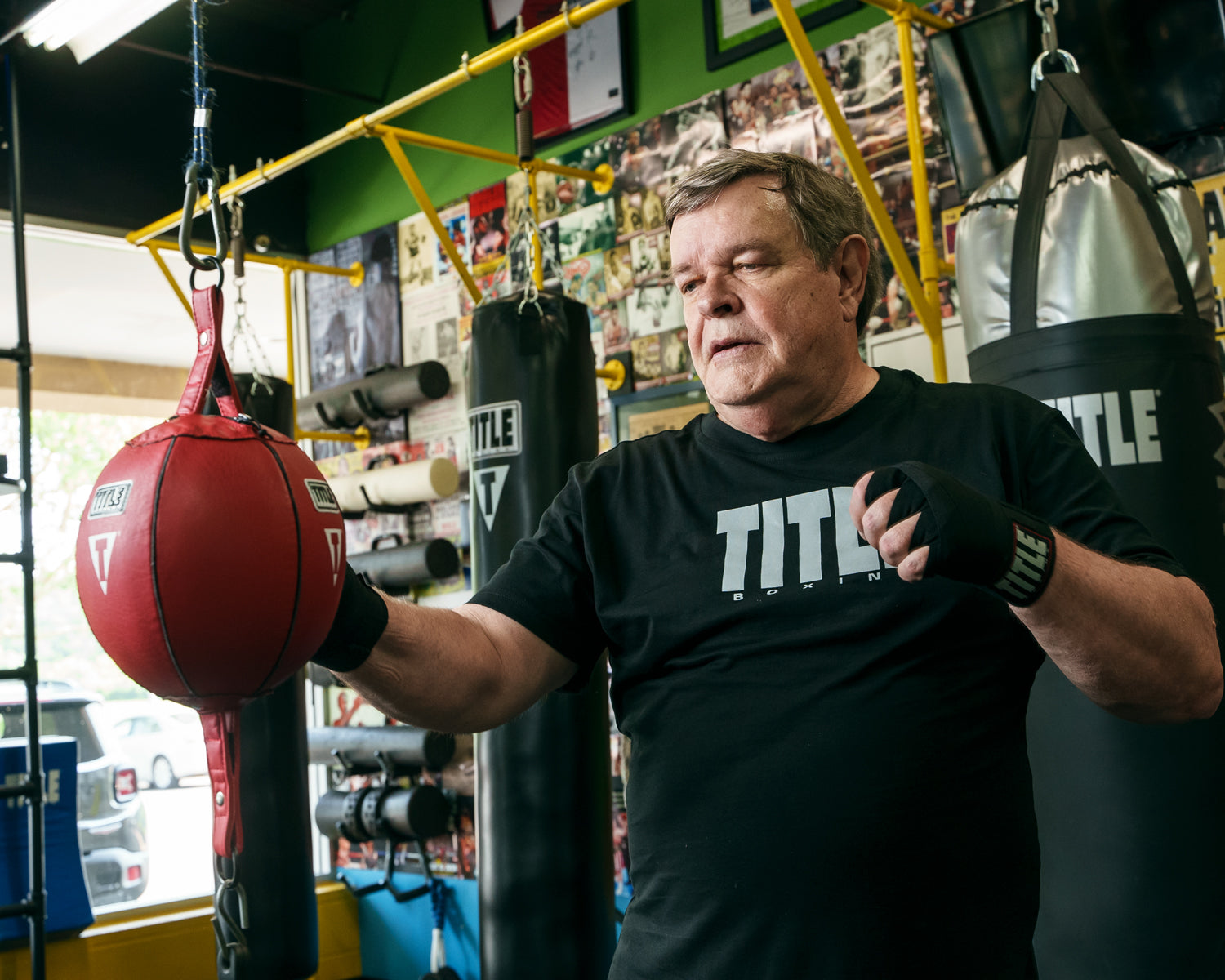 TITLE Boxing Fight Back Semi-Elastic Hand Wraps - Premium Hand Protection for Boxing, MMA & Training - Perfect for Sparring, Bag Work & Fitness