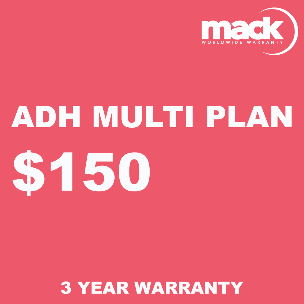 MACK 3-Year ADH Multi Plan Warranty - Affordable Protection Under $150 | Perfect for Laptops, Phones & Electronics