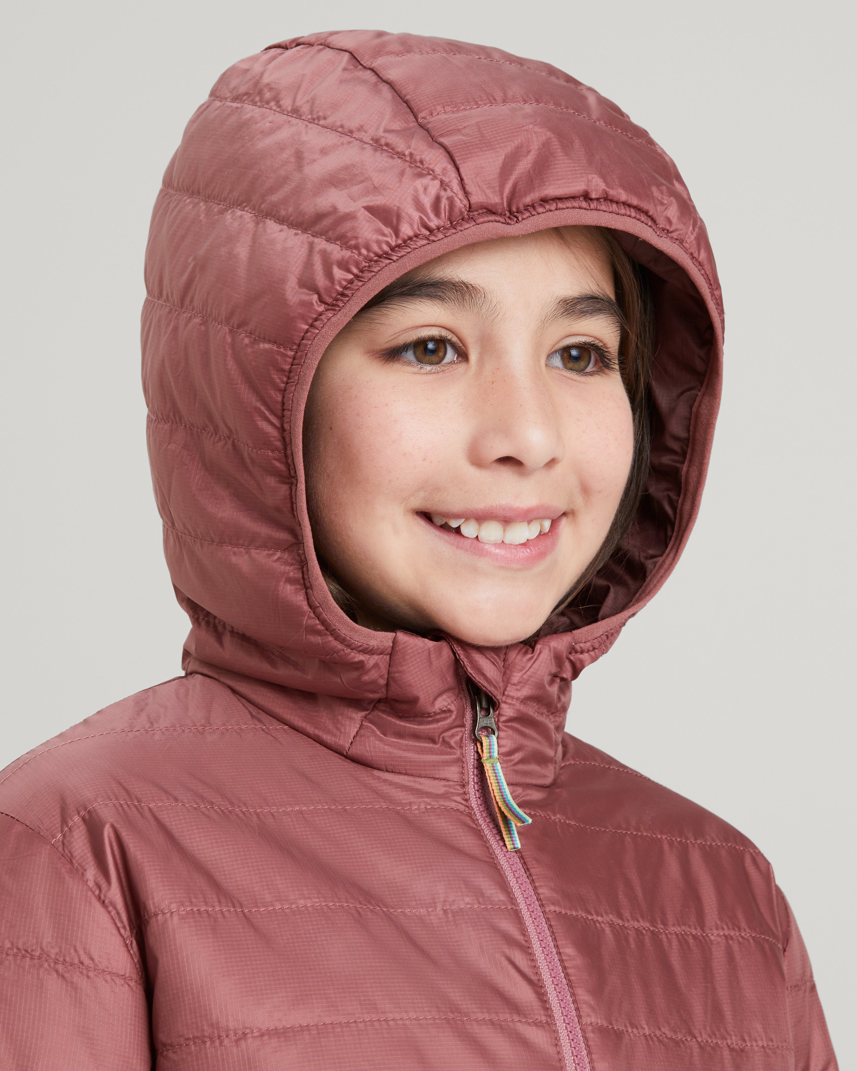 Heli R Girls' novaLOFT Hooded Jacket - Lightweight Winter Coat for Kids, Water-Resistant & Warm - Perfect for Outdoor Play, School & Snowy Adventures