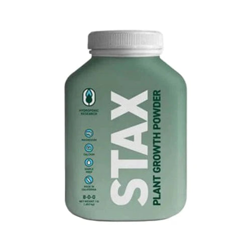 Veg + Bloom Stax Plant Growth Powder - Organic Nutrient Boost for Hydroponics & Indoor Gardening | Enhances Flowering & Vegetative Growth