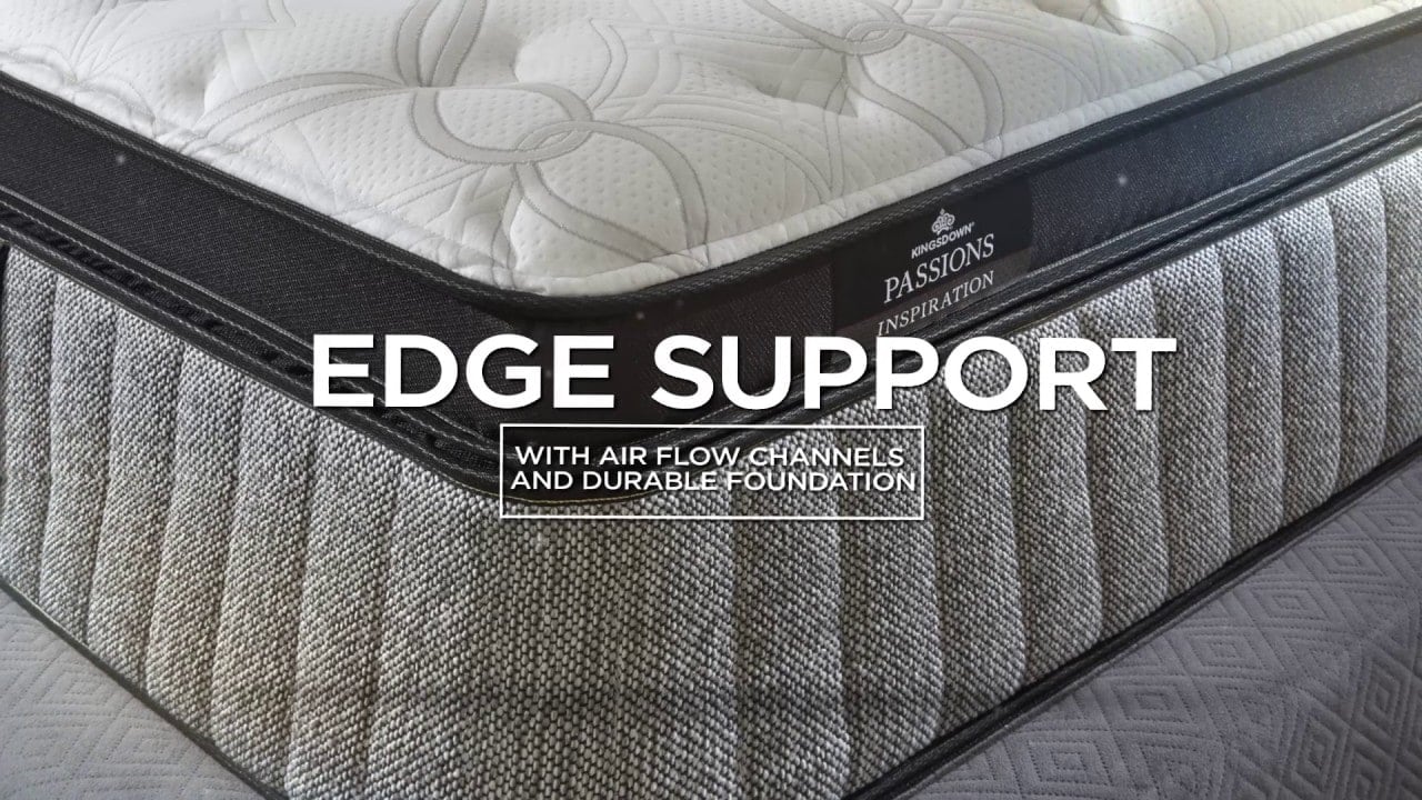 Kingsdown Ocean Euro Top Mattress - Luxury Plush Pillow Top for Ultimate Comfort | Perfect for Bedrooms, Guest Rooms & Vacation Homes