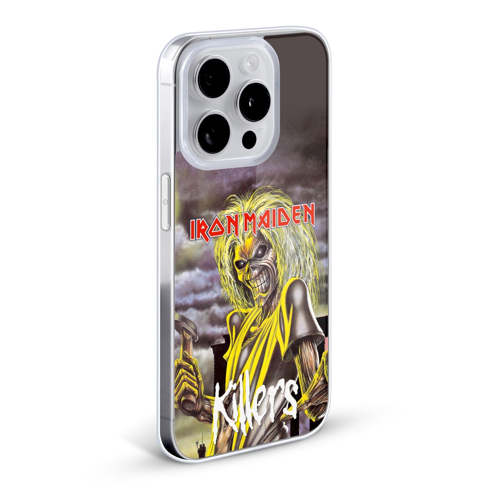 Officially Licensed Iron Maiden Killers Album Cover Soft Gel Case for Apple iPhone 11 Pro Max - Protective Phone Cover for Music Fans, Rock Concerts & Daily Use
