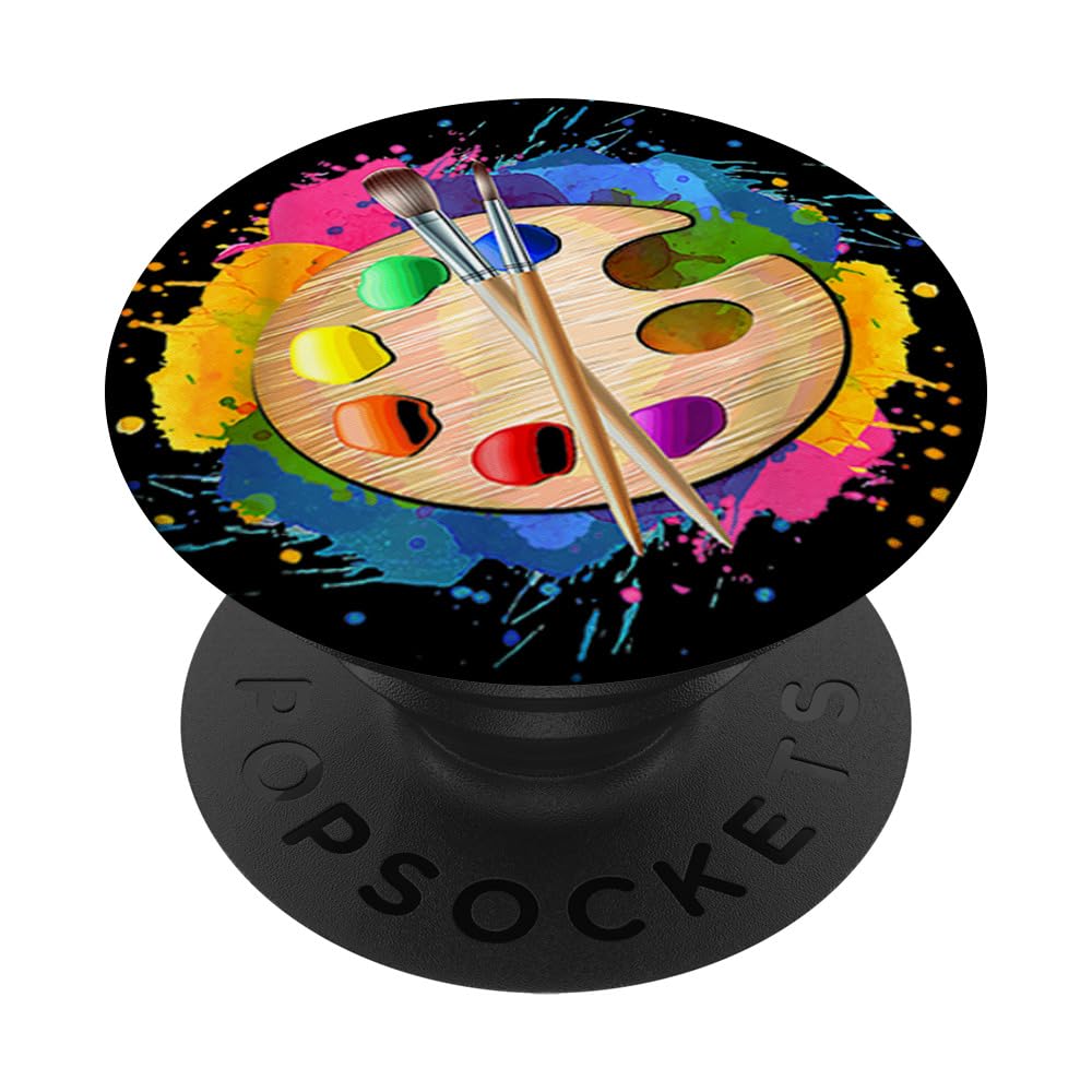 Professional Watercolor Brush Artist PopSockets PopGrip - Swappable Phone Grip & Stand for Artists, Crafters & Creative Professionals | Perfect for Painting, DIY Projects & Phone Protection