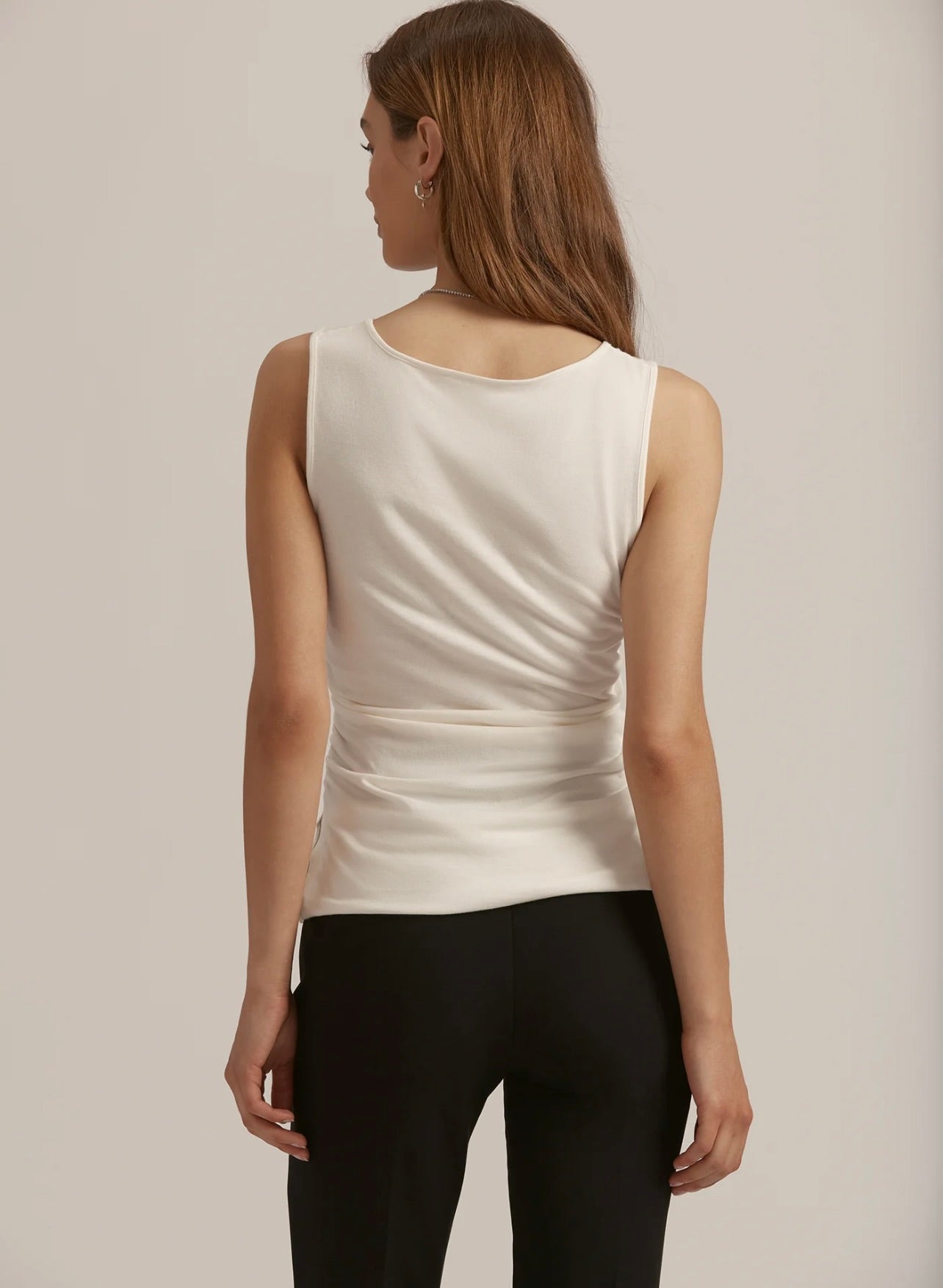 The Smooth Operator Ivory Top - Women's Elegant Blouse for Work & Evening Outfits | Perfect for Office, Dates & Special Occasions