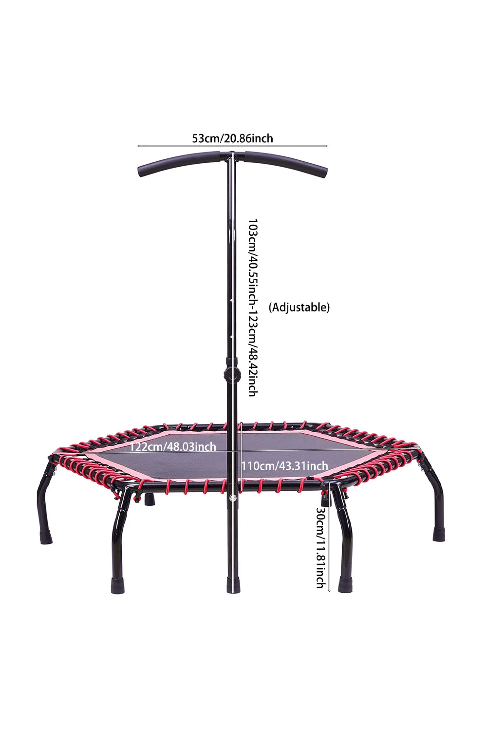 Best Mini Trampoline for Adults & Kids - Indoor/Outdoor Bungee Jumping Fitness Rebounder for Home Gym & Backyard Fun