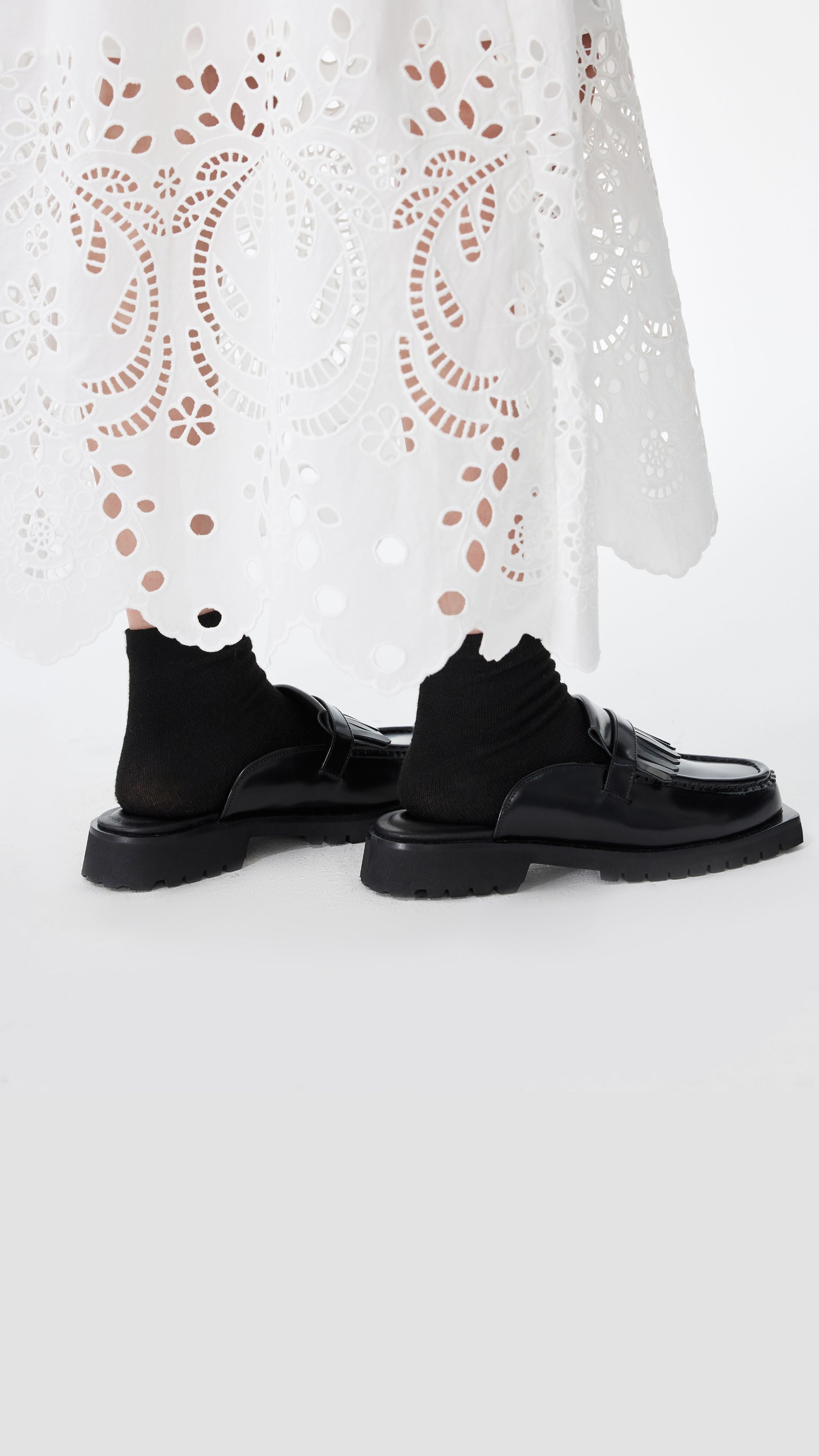 Stylish Fringe Trimmed Slip-On Loafers for Women | Comfortable Casual Shoes | Perfect for Office, Travel & Everyday Wear