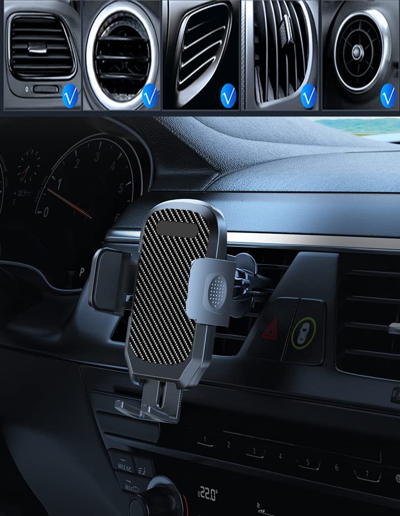 Military Grade Car Phone Holder with Powerful Suction - Adjustable Gooseneck Dashboard & Windshield Mount for iPhone 16/15/14 & All Smartphones - Perfect for Trucks, Commuting & Road Trips