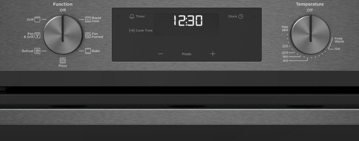Westinghouse WVE6515DD 60cm Multi-Function Dark Stainless Steel Range Hood - Powerful Ventilation for Kitchen, Restaurant & Home Cooking