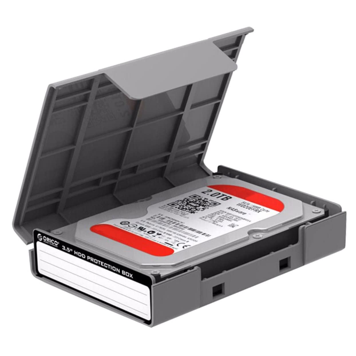 Zerodeko 5 Pack Hard Drive Protective Case - Shockproof Portable Hard Disk Storage Box Wallet for SSD HDD External Drives - Compact Travel Office Accessories for Laptop PC MacBook Data Backup & Organization