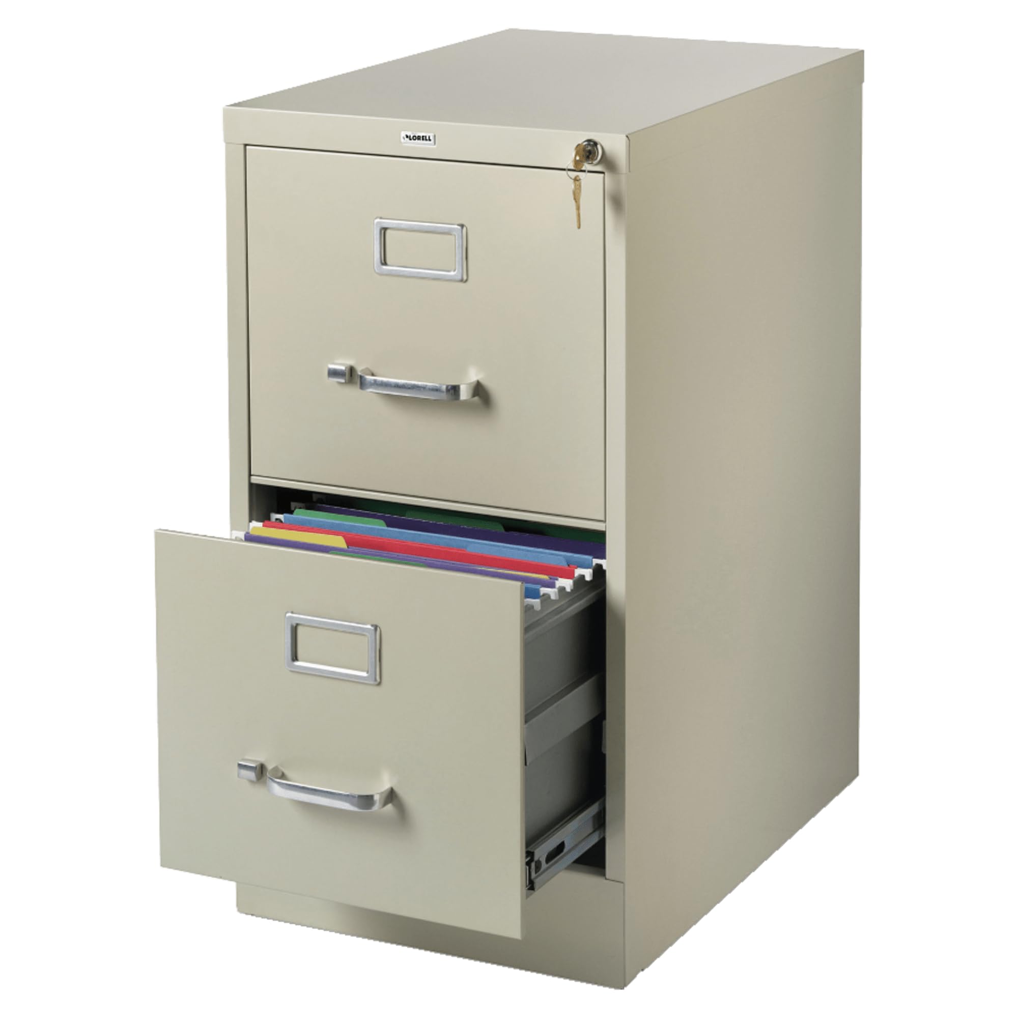 Lorell LLR42290 2-Drawer Vertical File Cabinet - 15