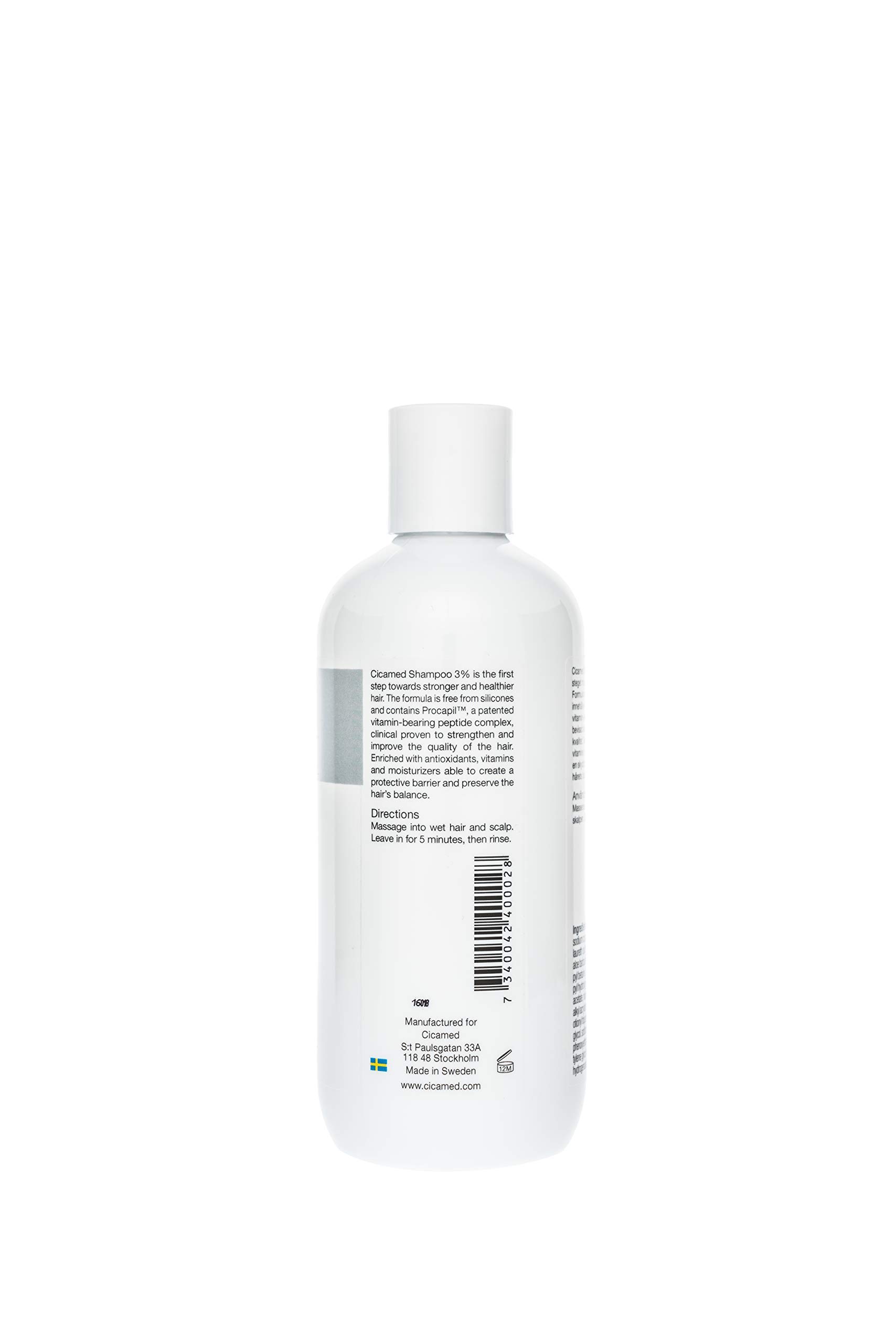 Hair Loss Treatment Kit with Procapil, Vitamin B5 & Wheat Protein - Strengthening Shampoo & Conditioner for Thicker, Healthier Hair - Sulfate & Silicone Free - Perfect for Daily Hair Care & Scalp Nourishment
