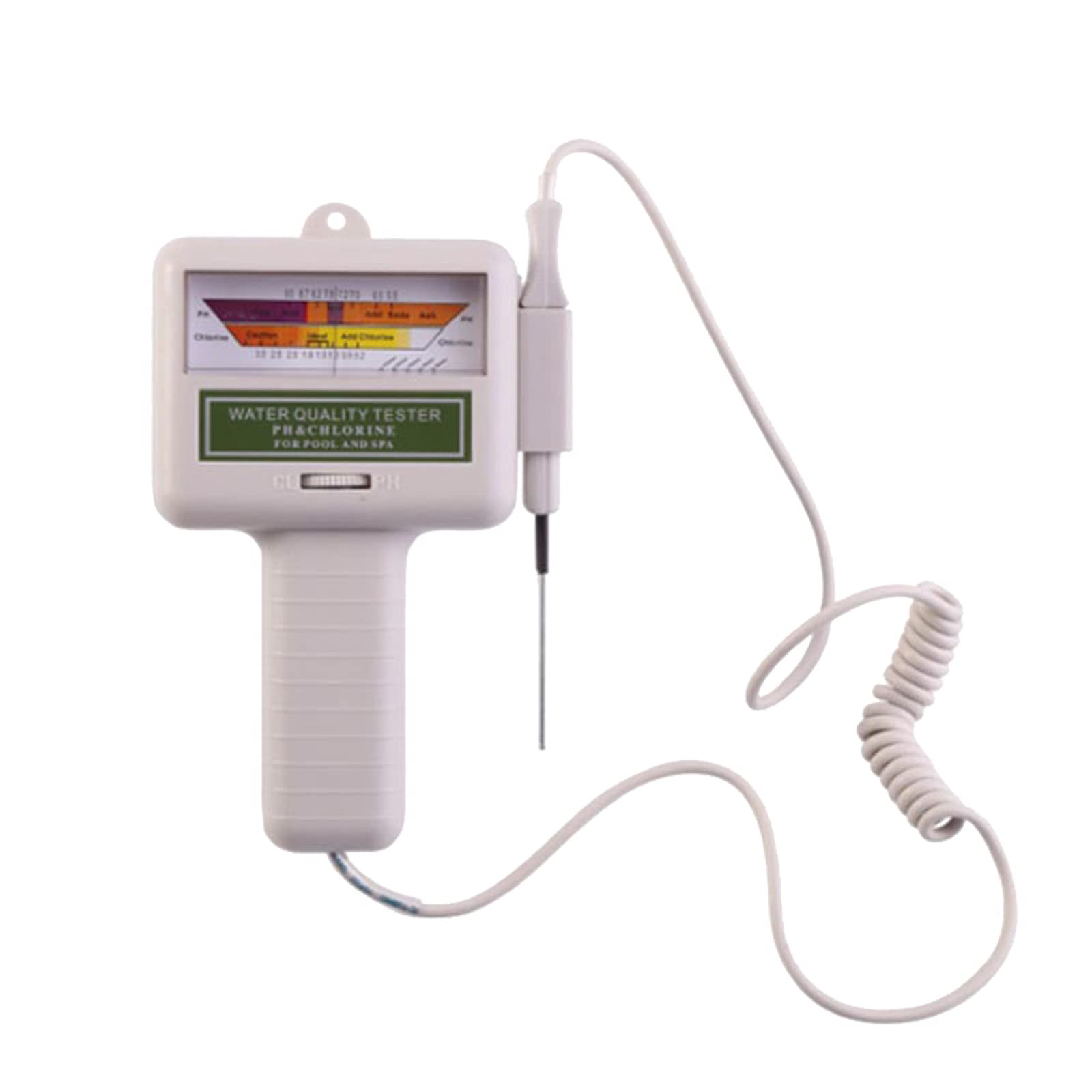 Digital Chlorine Tester for Pool, Spa & Drinking Water - Electronic pH Meter, Water Quality Tester Tool for Home Swimming Pools, Hot Tubs & Aquariums