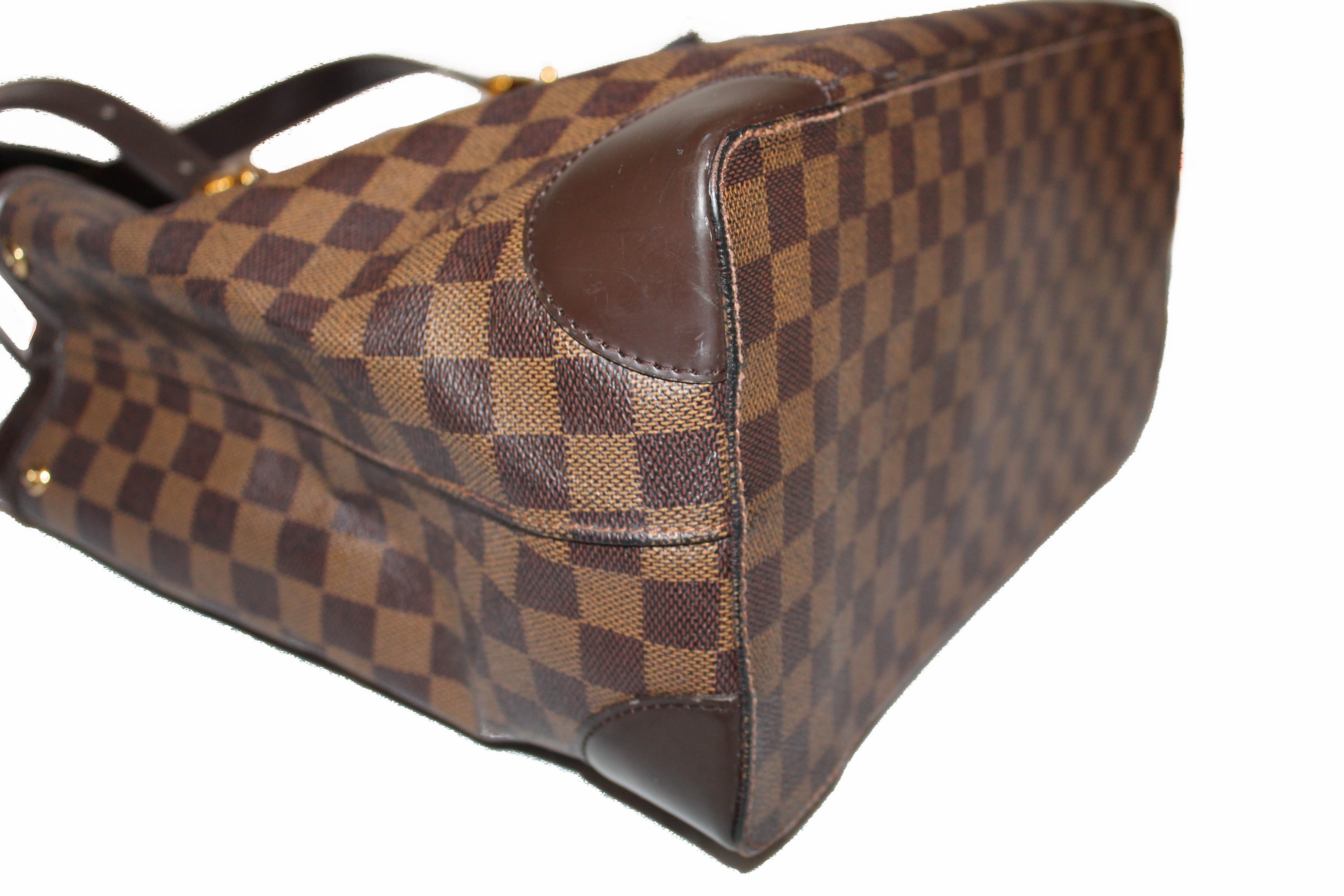 Authentic Louis Vuitton Damier Ebene Hampstead MM Shoulder Bag - Luxury Designer Handbag for Women, Perfect for Work, Travel & Everyday Use