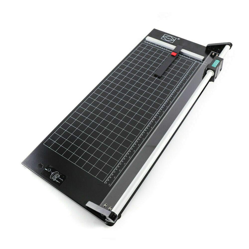 Heavy Duty 36 Inch Manual Rotary Paper Trimmer - Precision Rolling Paper Cutter for Photos, Cardstock, Laminated Paper, Labels & Scrapbooking - Perfect for Crafting, Office Use & DIY Projects