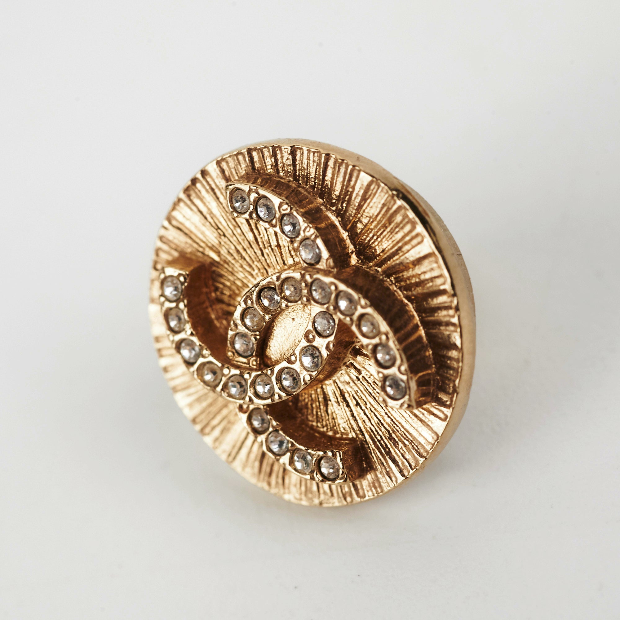 Chanel Round Gold Earrings for Women - Luxury Fashion Jewelry Gift for Birthday, Anniversary & Special Occasions | Elegant Party & Evening Wear Accessories