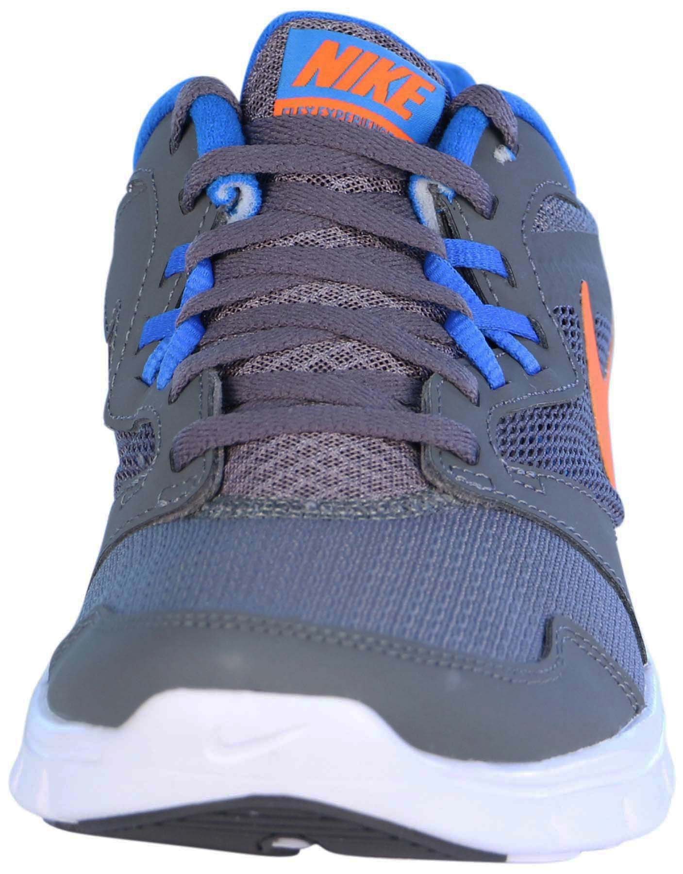 Nike Boys Flex Experience 3 (GS) Running Shoes - Cool Gray/Hyper Crimson - Size 7 | Lightweight Athletic Sneakers for Kids | Perfect for School, Sports & Daily Wear