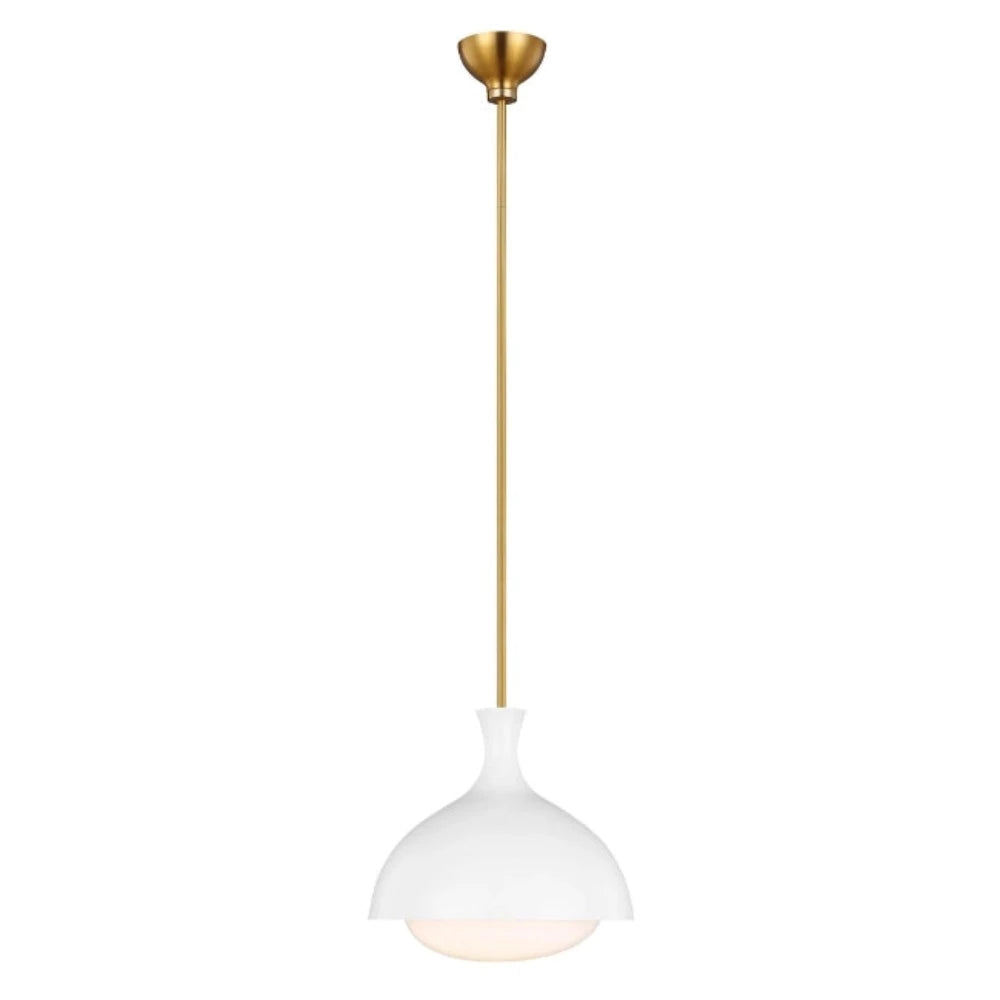 Millie 1-Light Modern Pendant Lighting Fixture - Sleek Hanging Light for Kitchen Island, Dining Room, or Bedroom Decor