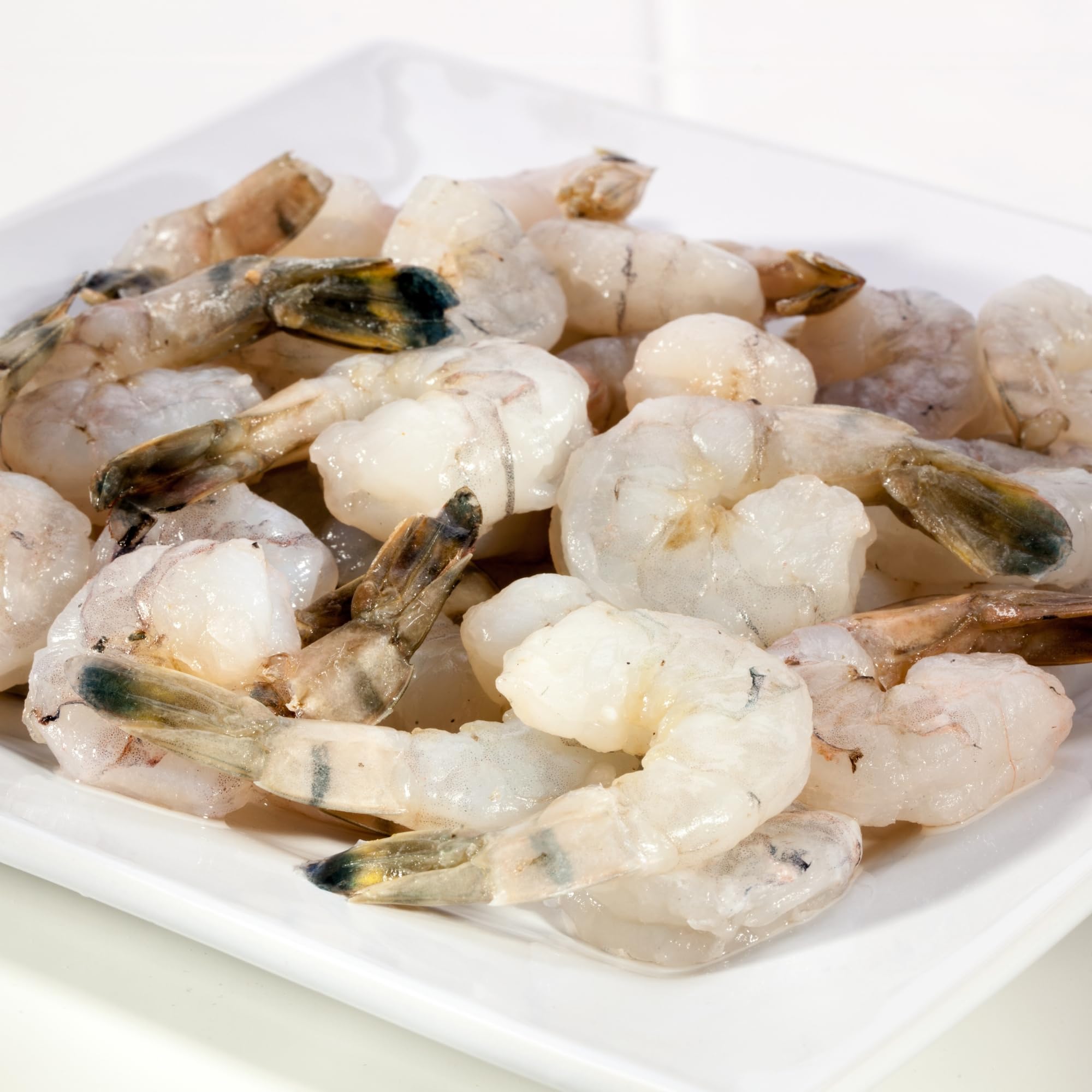 Today Gourmet Foods of NC - Uncooked Black Tiger Shrimp - Headless, Peeled, Deveined, 16/20 Count (5lb Package) - Perfect for Grilling, Stir-Fry, Pasta & Seafood Dishes