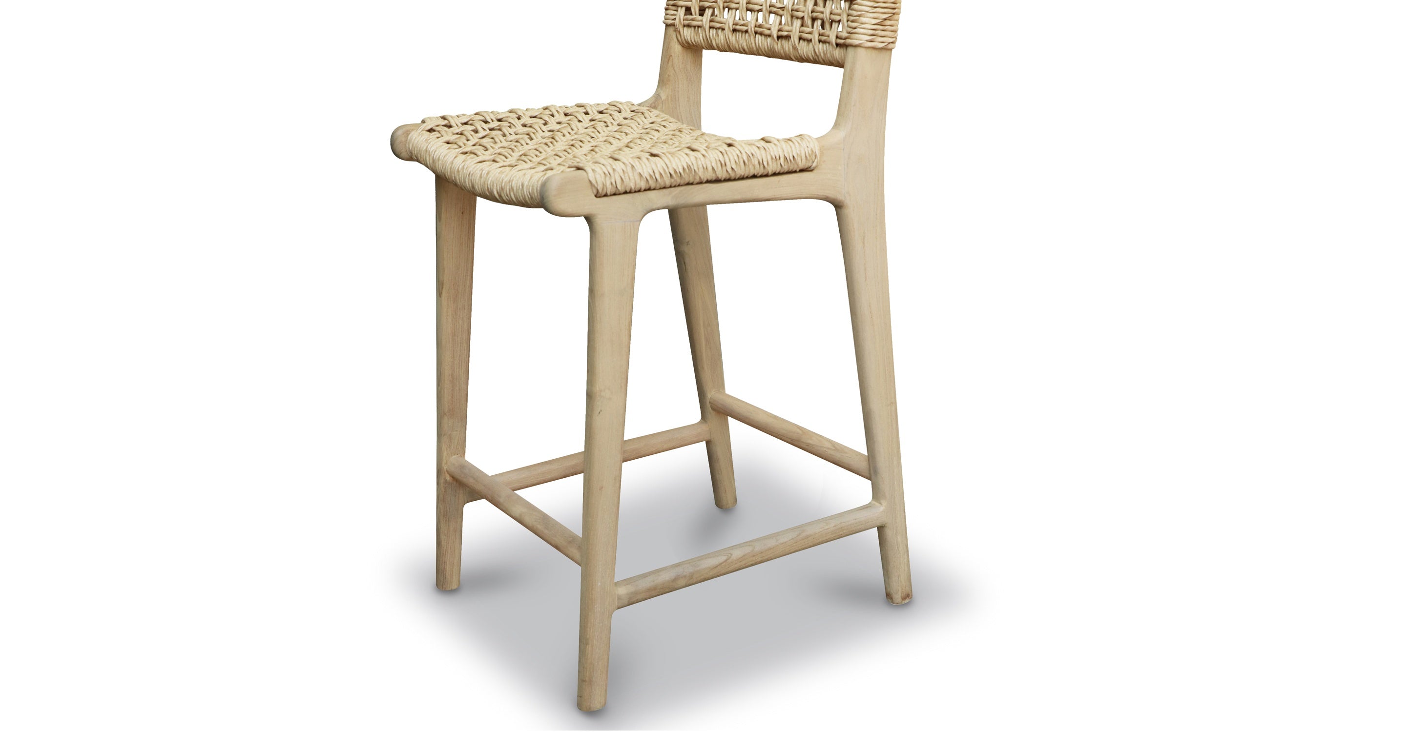 Modern Indoor/Outdoor Counter Height Stool - Adjustable Bar Stool for Kitchen Island, Patio & Dining - Durable & Comfortable Seating Solution