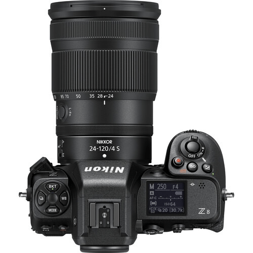 Nikon Z8 Mirrorless Digital Camera with 24-120mm f/4 Lens Kit - Professional Full Frame Photography for Travel, Vlogging & Portrait Shooting