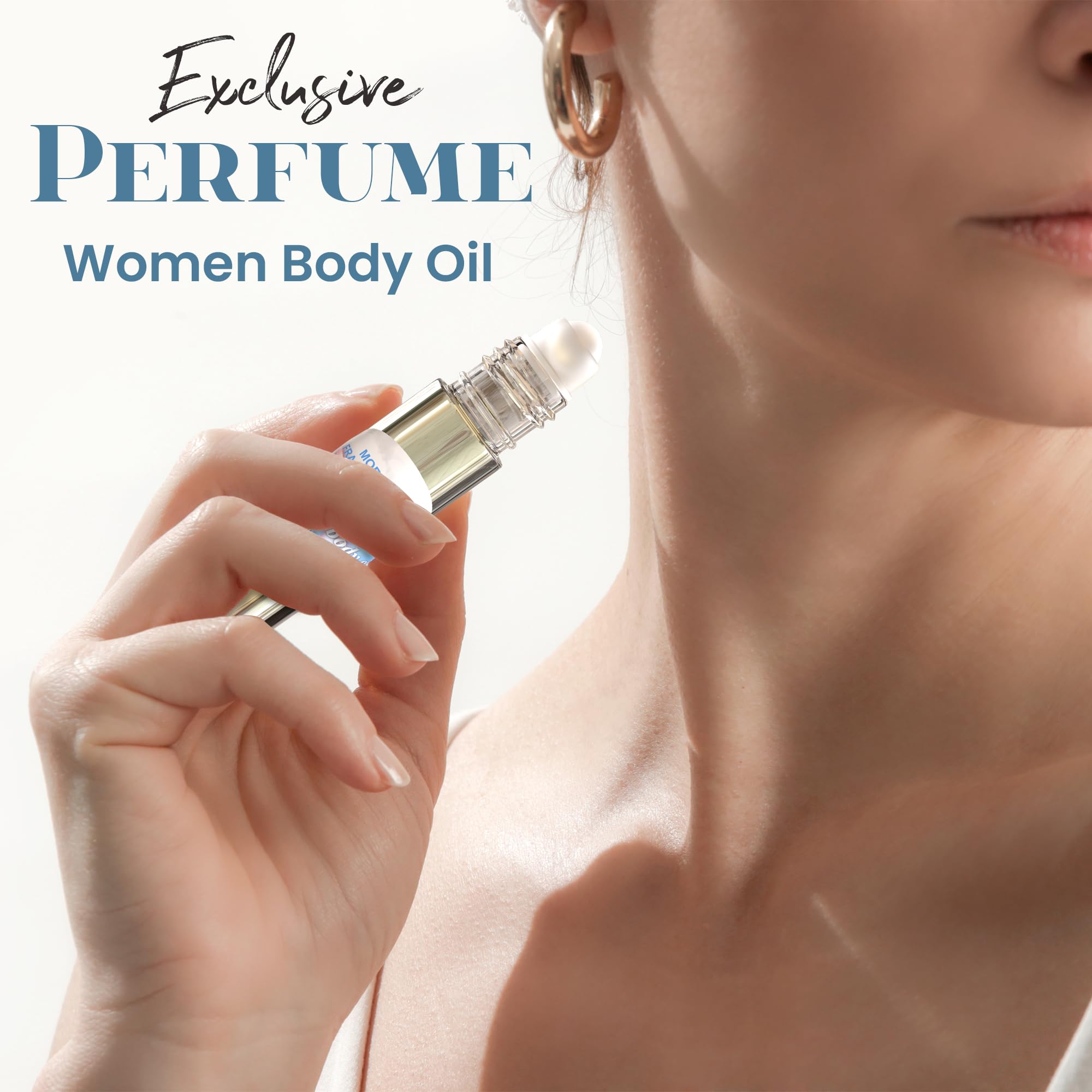MOBETTER Baby Powder Fragrance Oil - Long Lasting Perfume Body Oil for Women & Men, Aromatherapy Essential Oil for Massage, Lotion, Diffuser & DIY Skincare