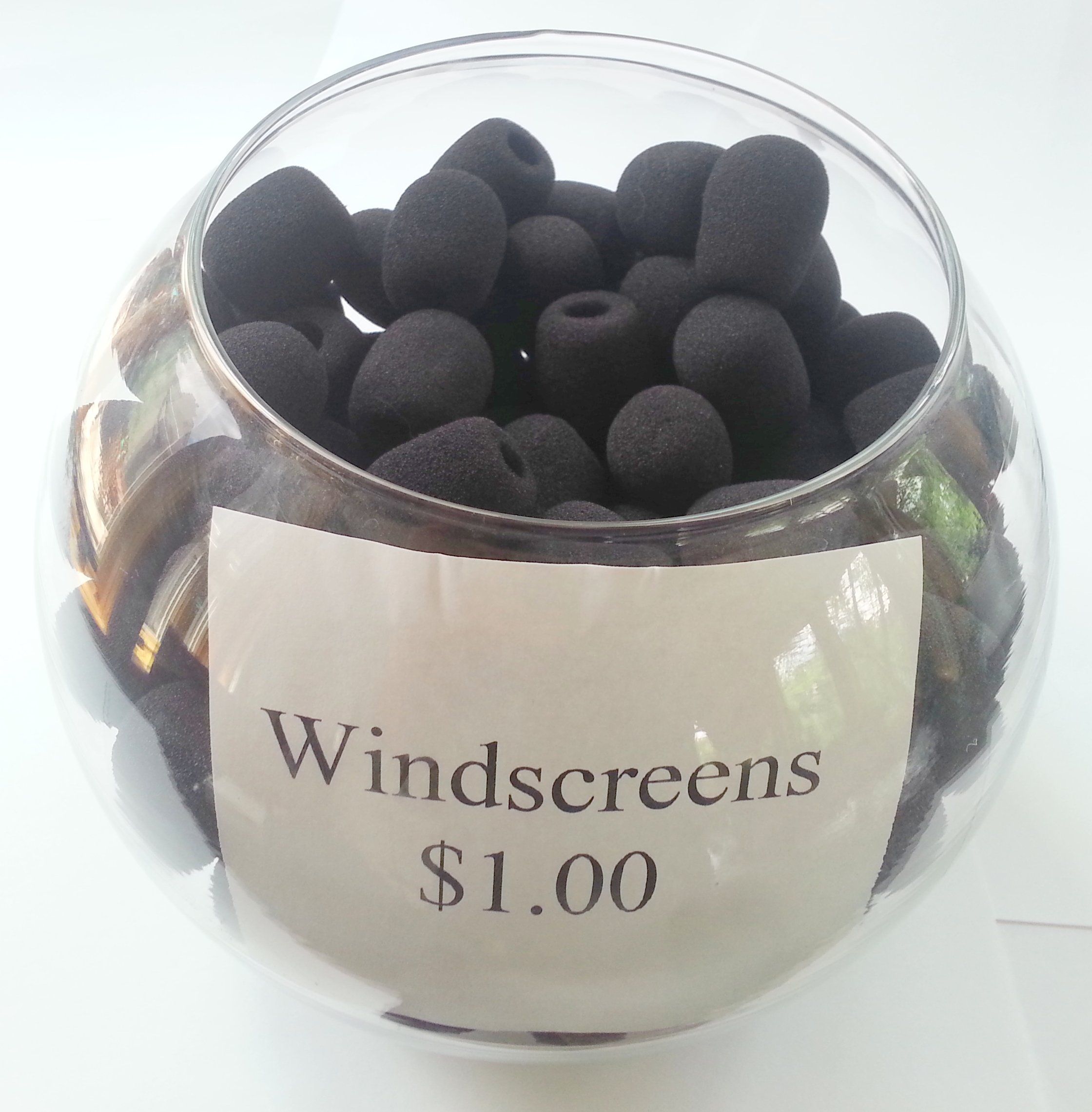 50-Pack Black Foam Microphone Windscreens for Headset & Lapel Mics - Perfect for Fitness Centers, Podcasting & Live Streaming
