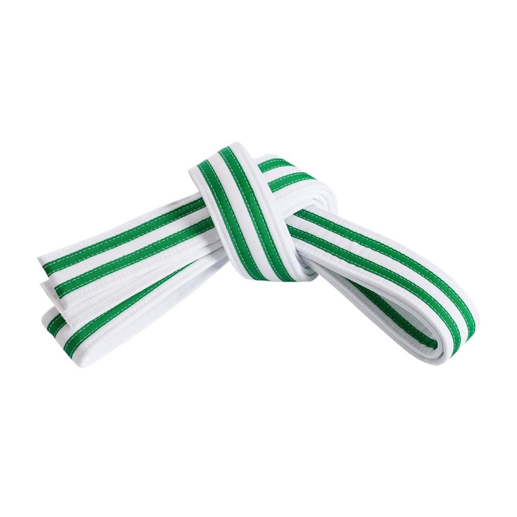 Double Wrap Double Striped White Belt for Women - Adjustable Fashion Waist Belt for Dresses, Skirts & Pants - Stylish Accessory for Casual & Formal Outfits
