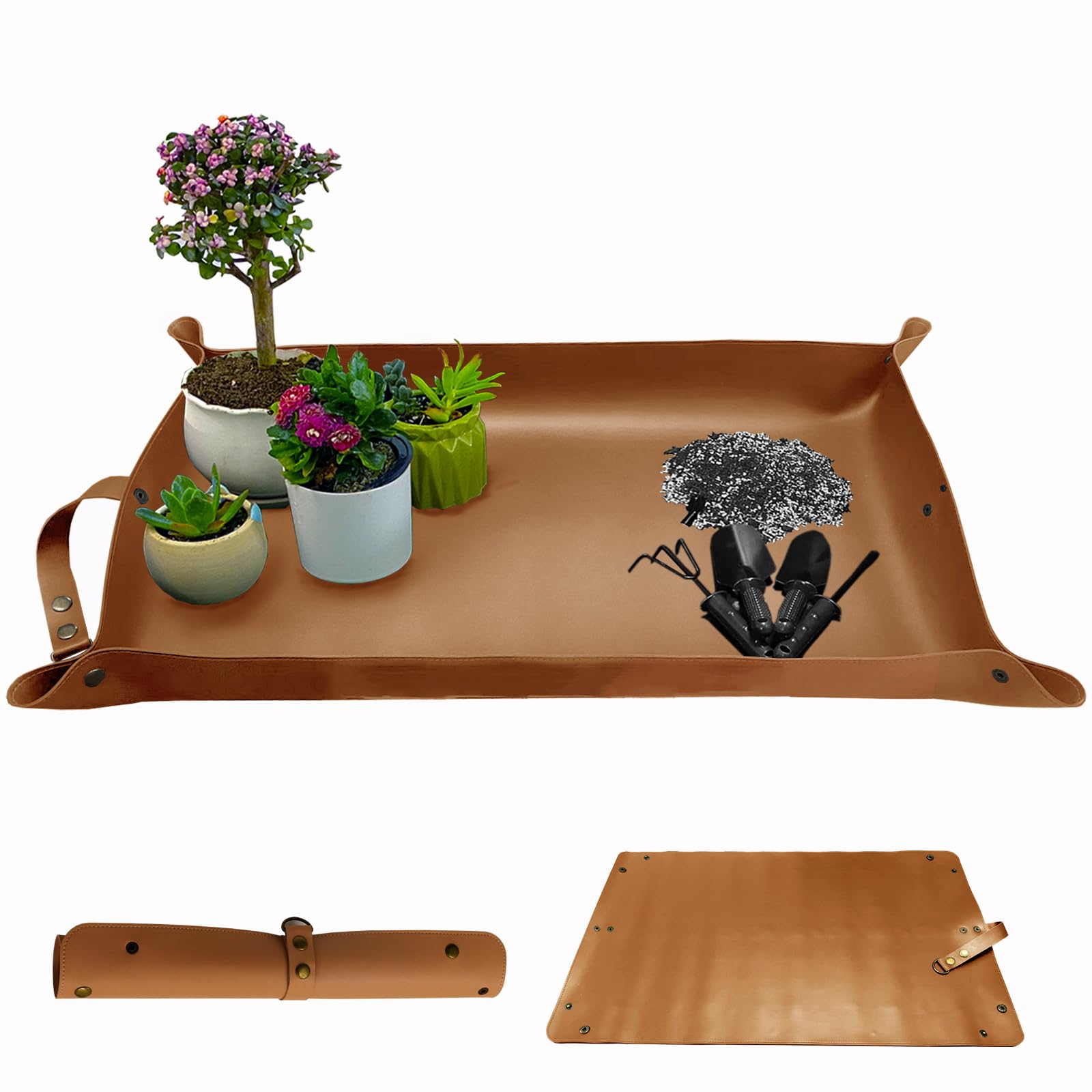 Waterproof Leather Plant Repotting Mat - 30