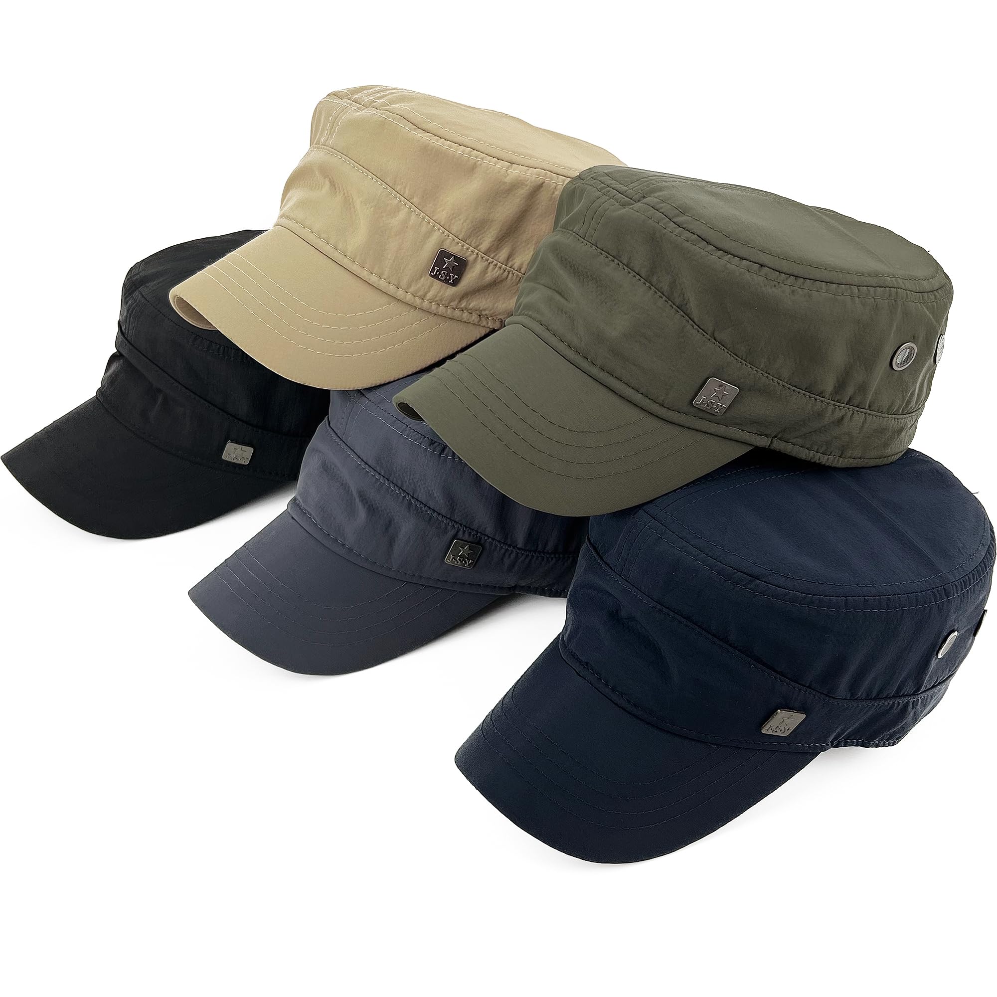 Quick Dry Military Cadet Hat - Waterproof Army Baseball Cap for Men - Sun Protection Outdoor Sports & Casual Wear - Perfect for Hiking, Camping, and Daily Use