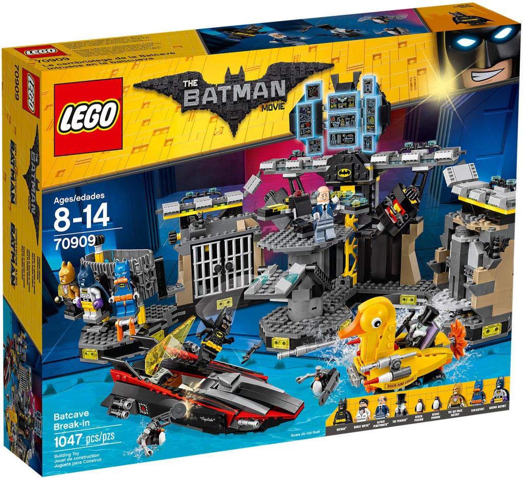 LEGO The Batman Movie Batcave Break-in 70909 Building Kit - Superhero Toy Set for Kids & Collectors | Perfect for Creative Play & DC Comics Display