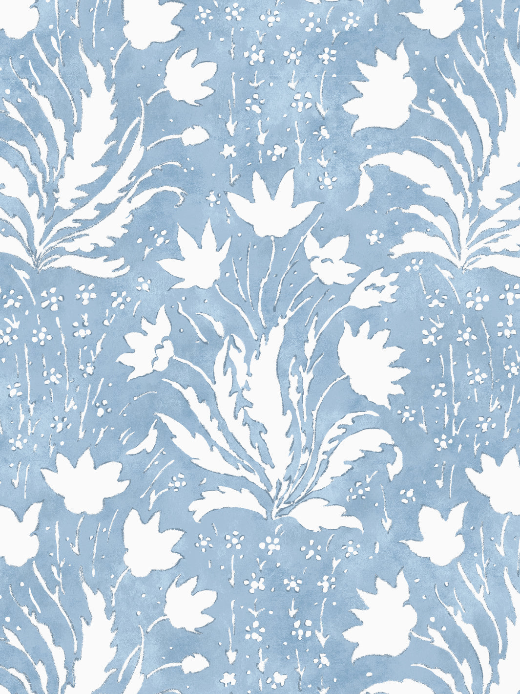 Nathan Turner Light Blue Floral Wallpaper - Premium Peel and Stick Wallpaper for Bedroom, Living Room, and Home Decor