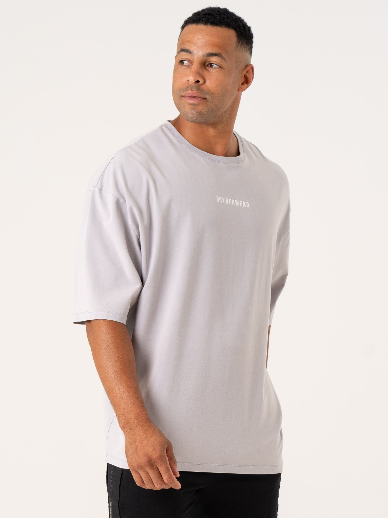 Pursuit Oversized T-Shirt for Women - Soft Lavender Stonewash Cotton Tee | Casual Loungewear, Streetwear & Everyday Comfort