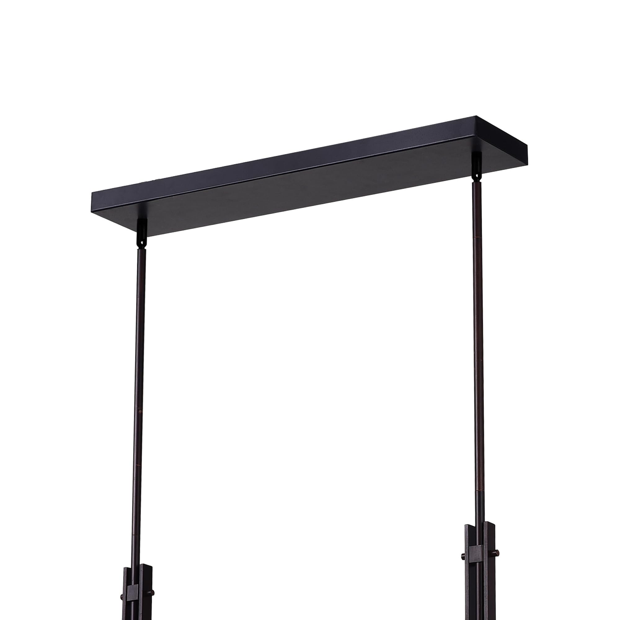 Modern Black Metal Chandelier with 6 Lights - CWI Lighting Assunta Contemporary Ceiling Fixture for Dining Room, Living Room & Bedroom Lighting