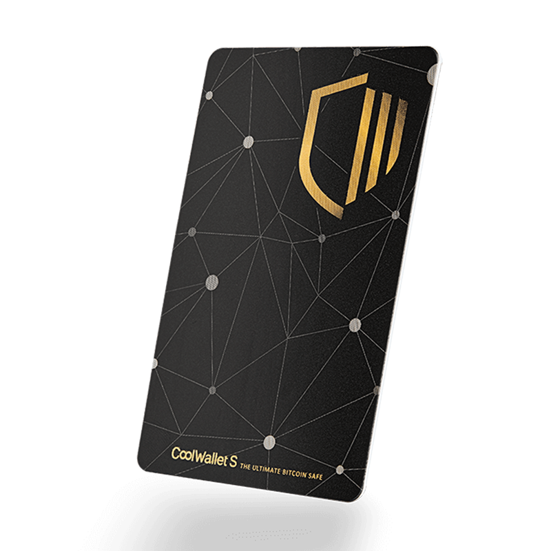 CoolWallet S - Secure Bluetooth Bitcoin & Cryptocurrency Hardware Wallet | Cold Storage for BTC, ETH, XRP | Mobile Crypto Management for Travel & Daily Transactions