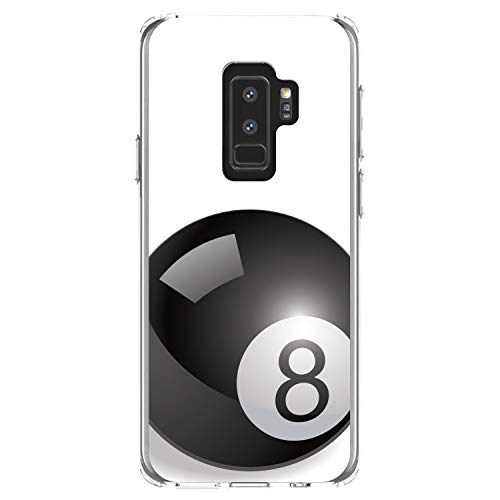 Black Eight Ball 8 On Clear Case