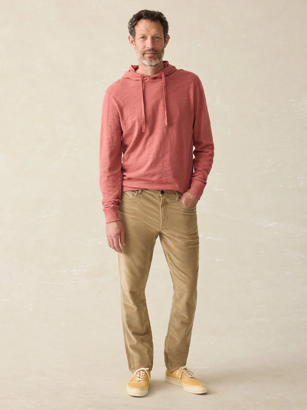 FAHERTY BARLEY 5-Pocket Corduroy Pants for Men - Comfortable Casual Trousers with Elastic Waistband | Perfect for Work, Travel & Everyday Wear