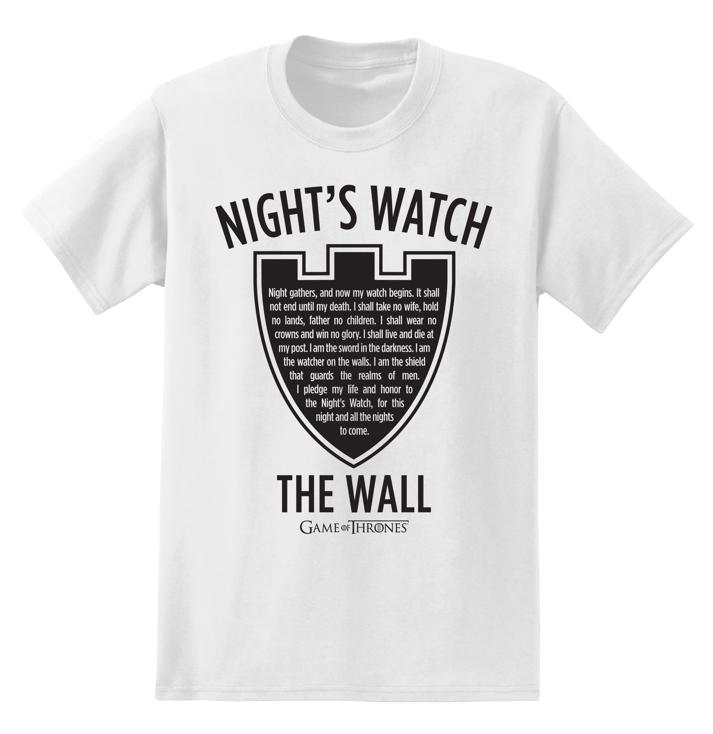Game of Thrones Night's Watch T-Shirt - Unisex Tee for Fans & Cosplay