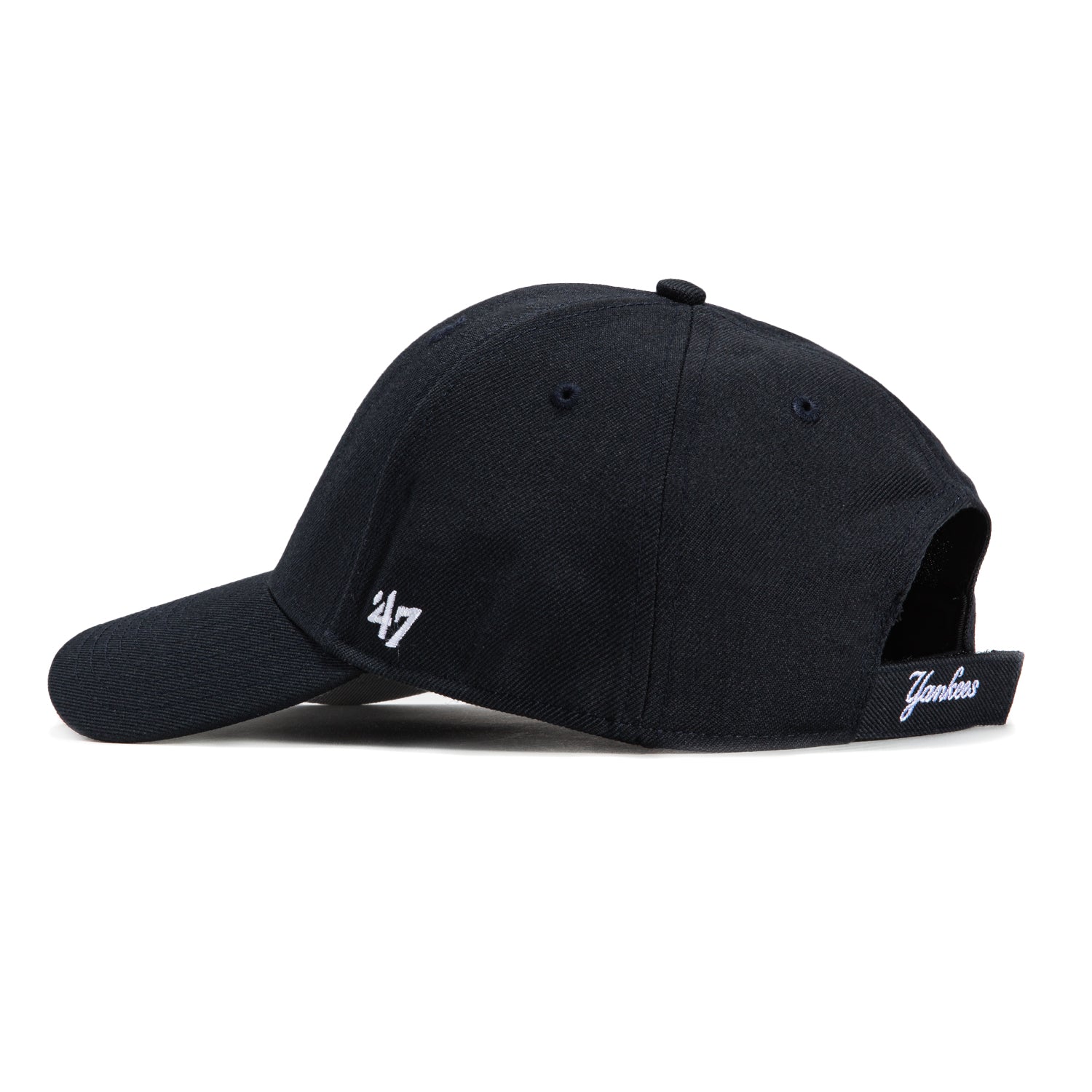 47 Brand New York Yankees MVP Adjustable Baseball Cap - Navy Blue Fitted Hat for Men & Women - Perfect for Games, Outdoor Activities & Fashion