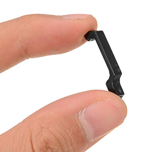4Pcs ABS Plastic Black Door Handles for 1/10 RC Crawler Car - Durable Remote Control Accessories & Replacement Parts | Perfect for Off-Road RC Models, DIY Upgrades, and Crawler Car Customization