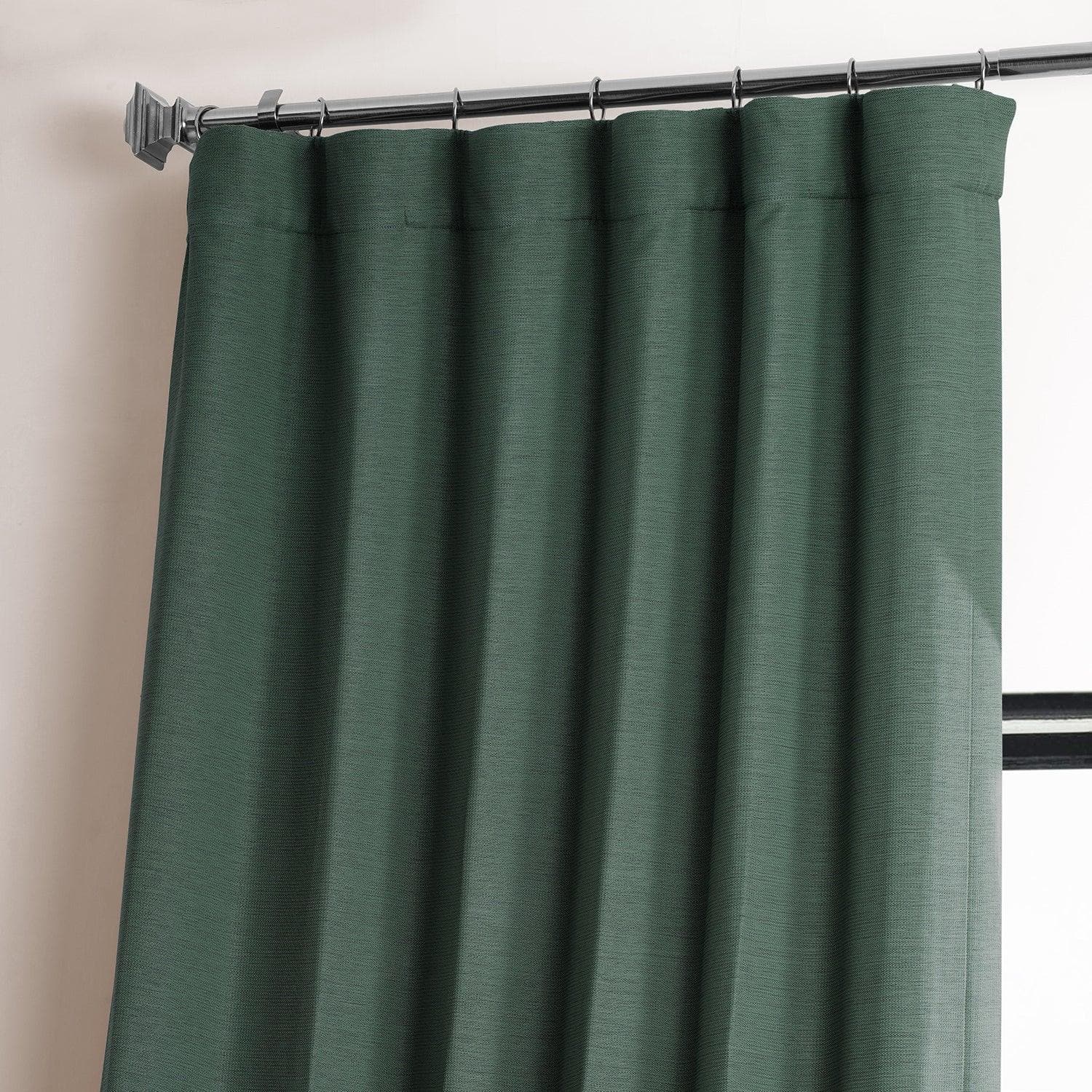 Pine Forest Textured Bellino Blackout Curtains for Bedroom & Living Room - Noise Reducing, Thermal Insulated, Light Blocking Window Drapes