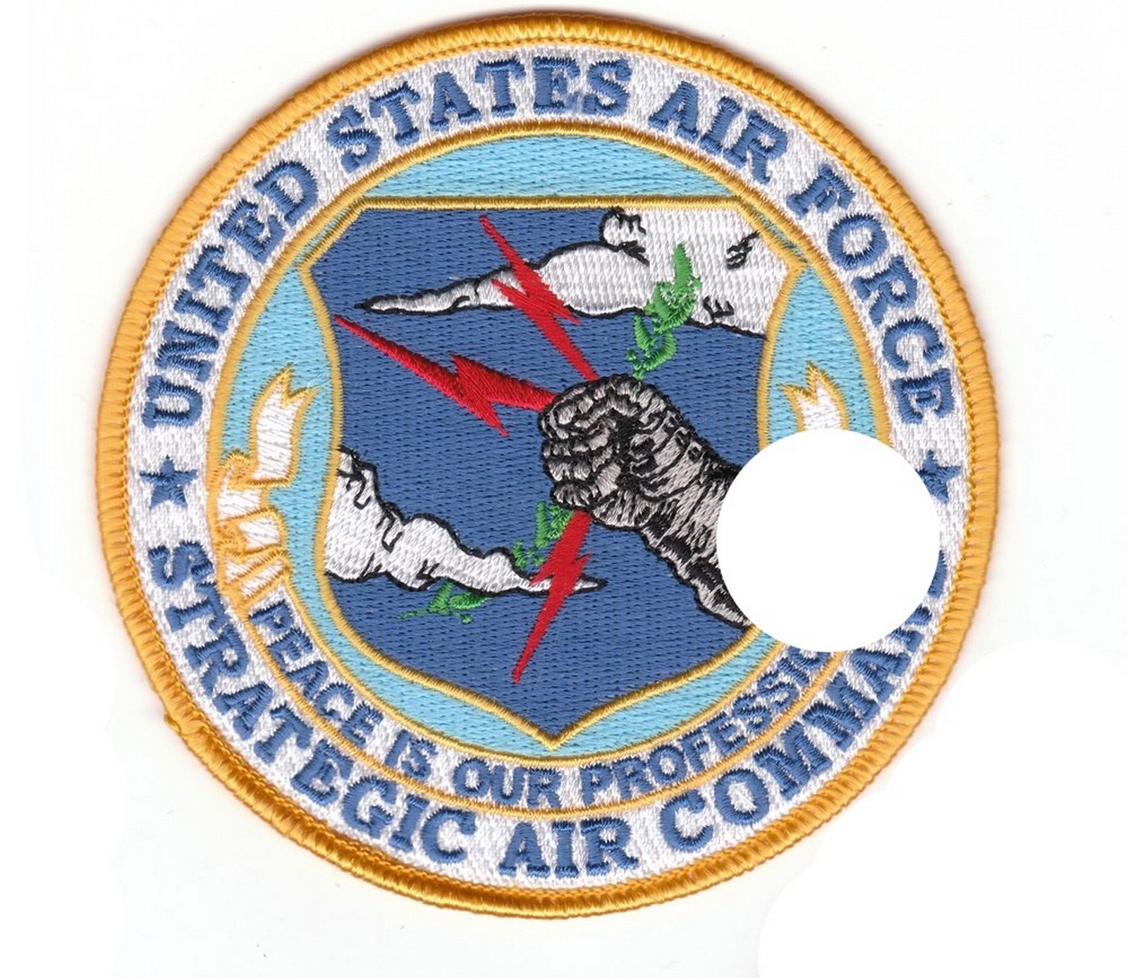 Original Strategic Air Command Patch - Vintage Military Emblem for Collectors, History Enthusiasts & Reenactments | Perfect for Jackets, Hats & Display Cases