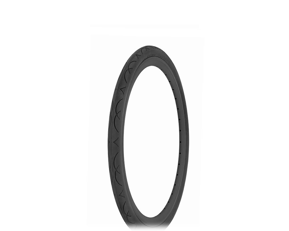 20 x 1-3/8 Inch Bike Tires - Black with Black Sidewall - IA-2243 - Perfect for Road Bikes, Commuting & Urban Cycling