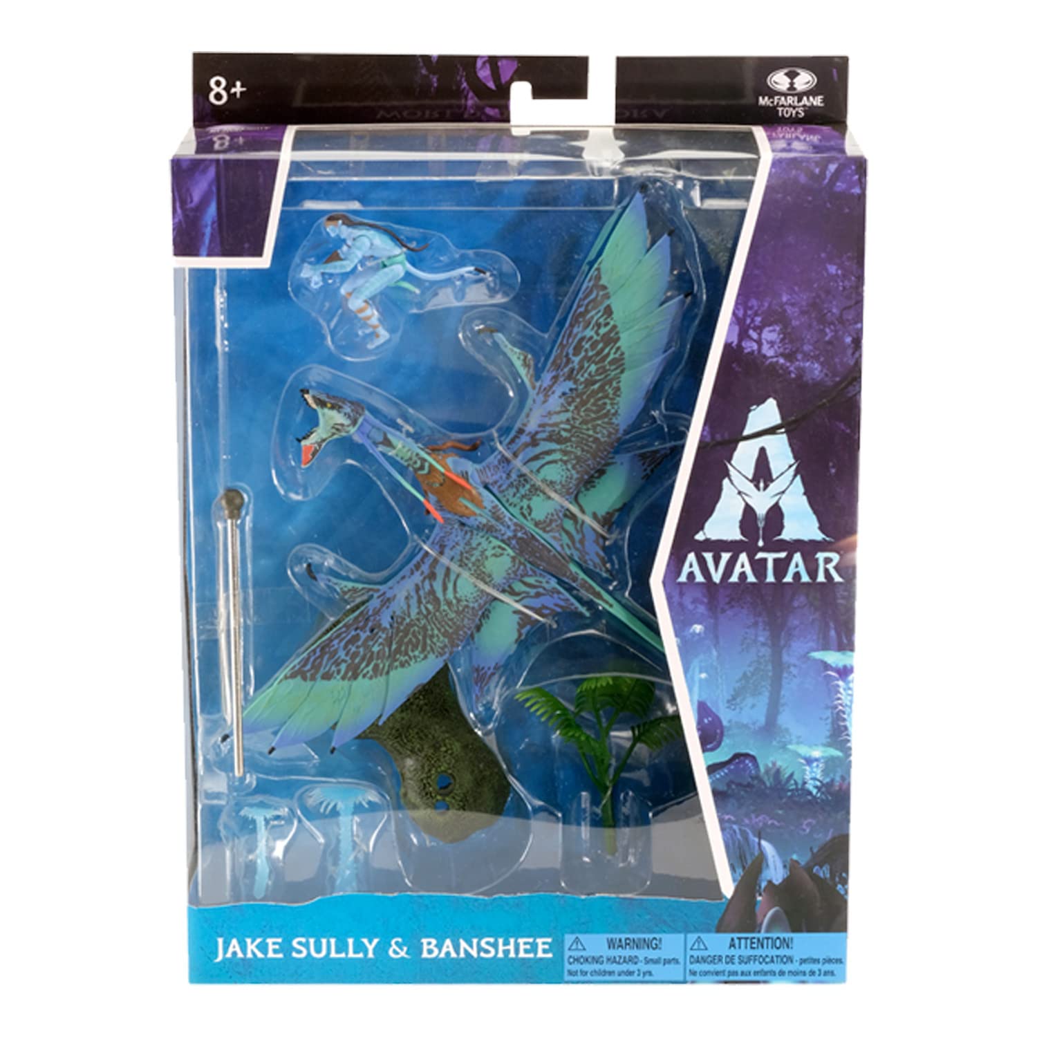 McFarlane Toys Avatar Jake Sully & Banshee Action Figure - Collectible Movie Toy for Fans, Perfect for Display & Play | Great Gift for Avatar Lovers & Action Figure Collectors