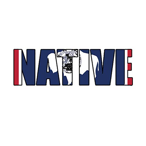 EW Designs Wyoming Native Vinyl Sticker - WY Pride Bumper Decal for Cars & Trucks (5 Inch) - Perfect for State Pride, Road Trips, and Outdoor Adventures