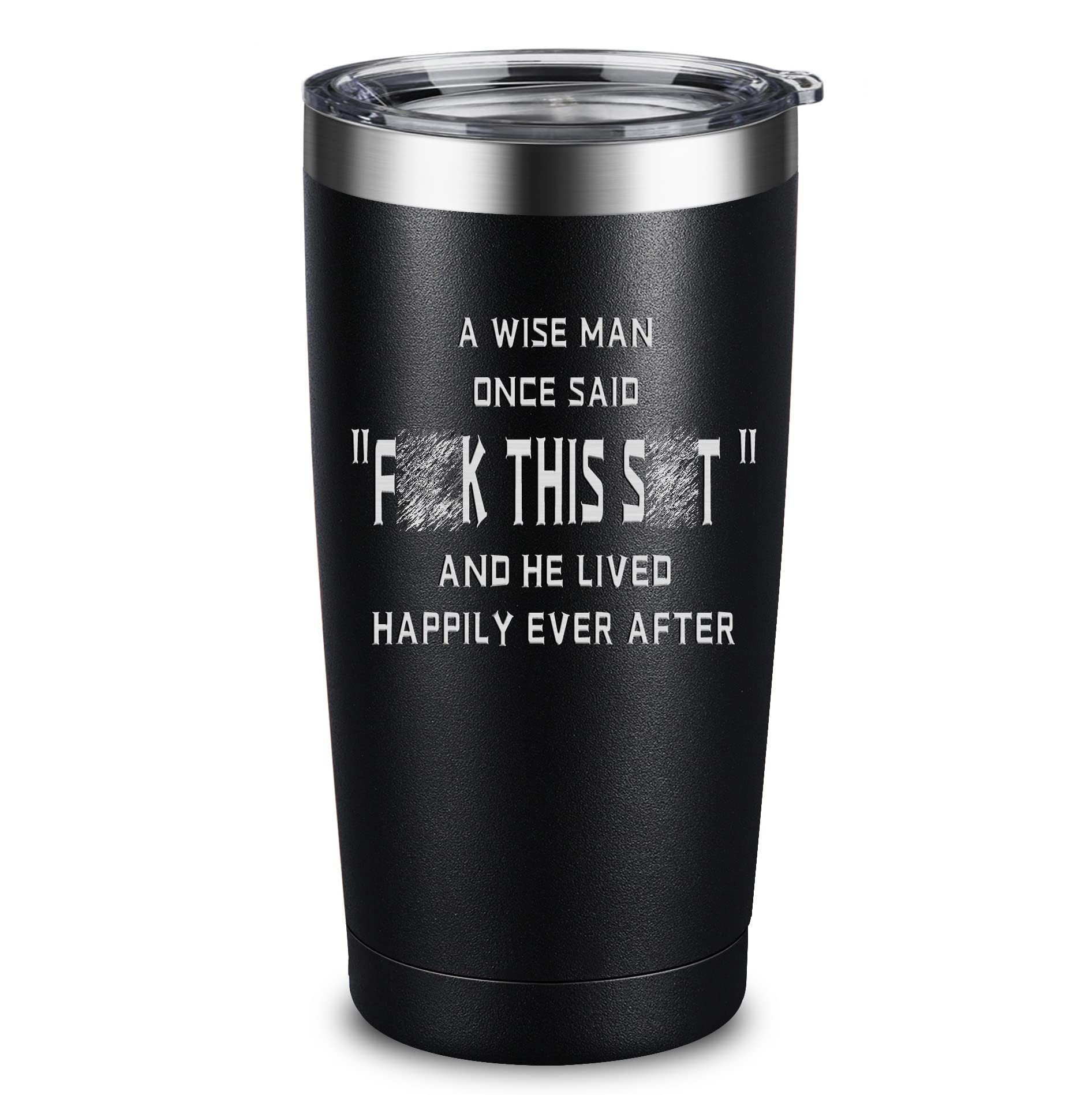 Funny Gifts for Men - Unique 20oz Tumbler with Straw for Best Friend, Coworker, Dad, Husband, Brother, Son - Perfect for Friendship, Retirement, Birthday, Office, Gym, and Outdoor Adventures
